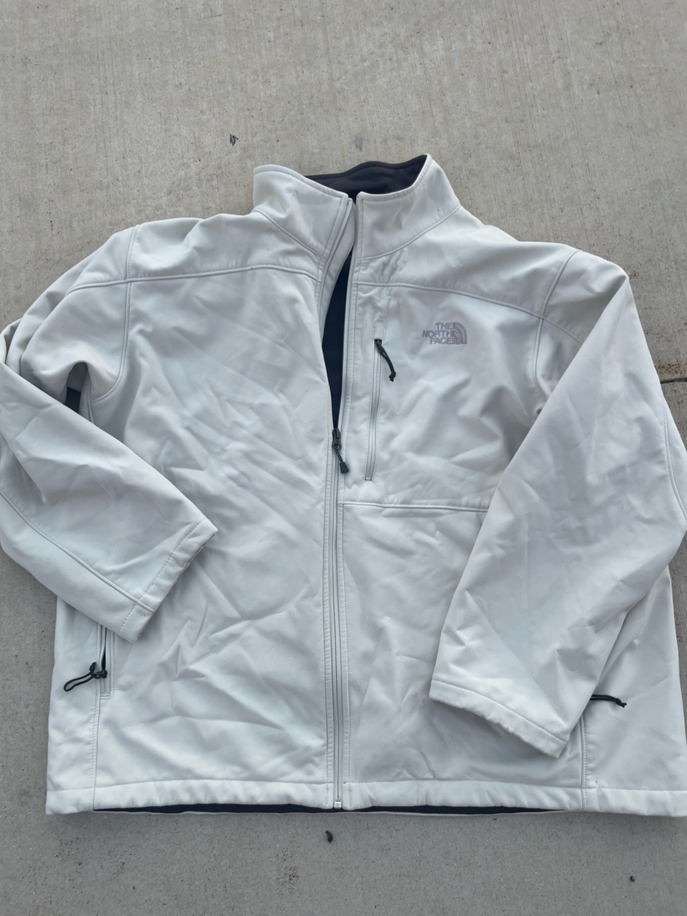 The North Face White Softshell Jacket